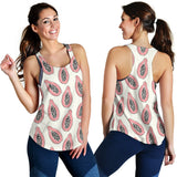 papaya pattern Women Racerback Tank Top