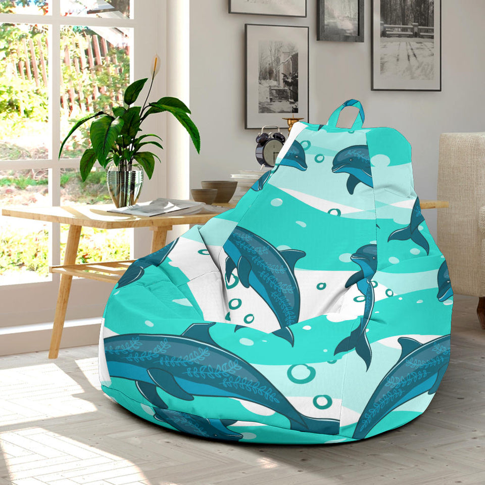 Dolphin Sea Pattern Bean Bag Cover