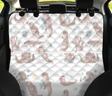 Cute Sea Otters Pattern Dog Car Seat Covers