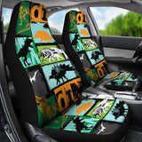 Dinosaurs Print Pattern Universal Fit Car Seat Covers