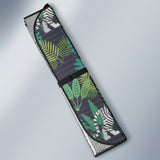 White Bengal Tigers Tropical Plant Car Sun Shade