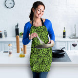 Green Hop Pattern Adjustable Apron