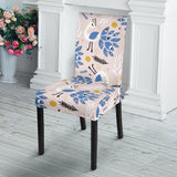 Cute Peacock Pattern Dining Chair Slipcover