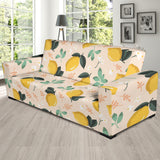 Lemon Flower Leave Pattern Sofa Slipcover