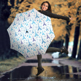 Eiffel Tower Pattern Print Design 01 Umbrella