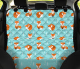 Fox Pattern Blue B Ackground Dog Car Seat Covers