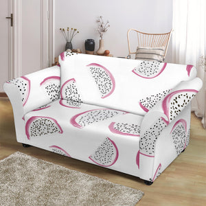 Dragon Fruit Pattern Loveseat Couch Slipcover