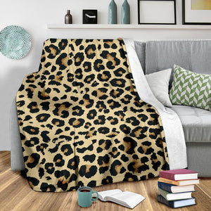 Leopard Print Design Pattern Premium Blanket