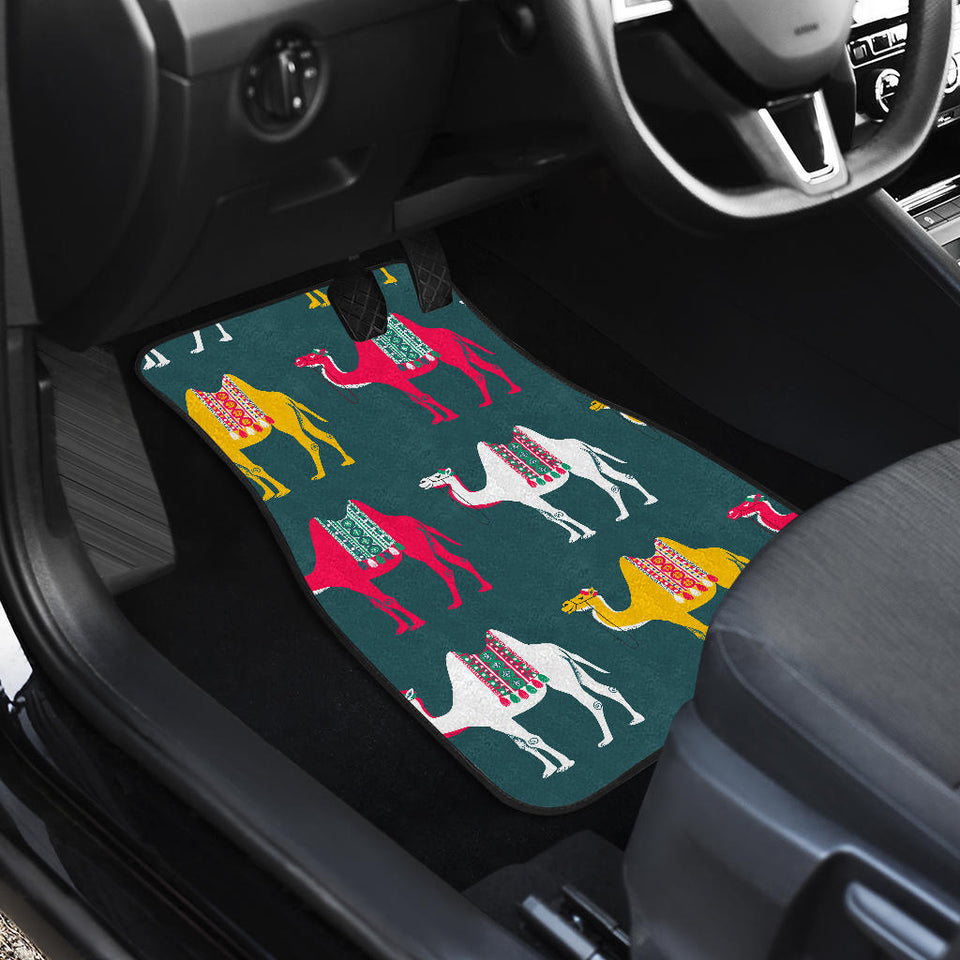 Camel Pattern Front And Back Car Mats
