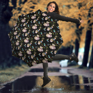 Hummingbird Pattern Print Design 03 Umbrella
