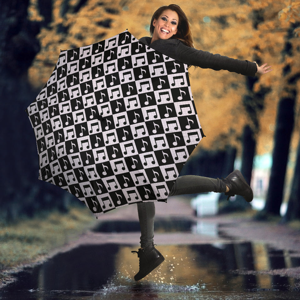 Music Notes Pattern Print Design 01 Umbrella