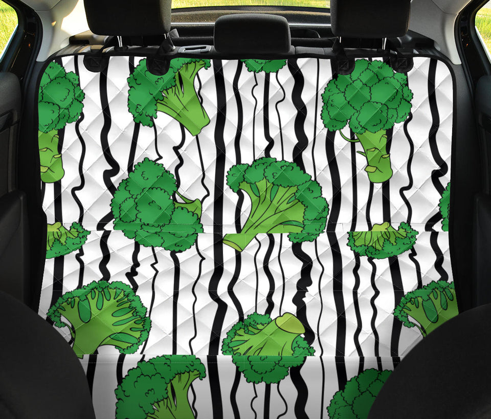 Cool Broccoli Pattern Dog Car Seat Covers