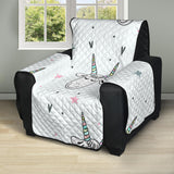 Cute goat design pattern Recliner Cover Protector