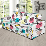 Dragonflies Ginkgo Leaves Pattern Sofa Slipcover