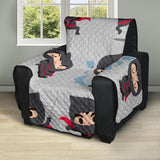 Cute ninja pattern Recliner Cover Protector