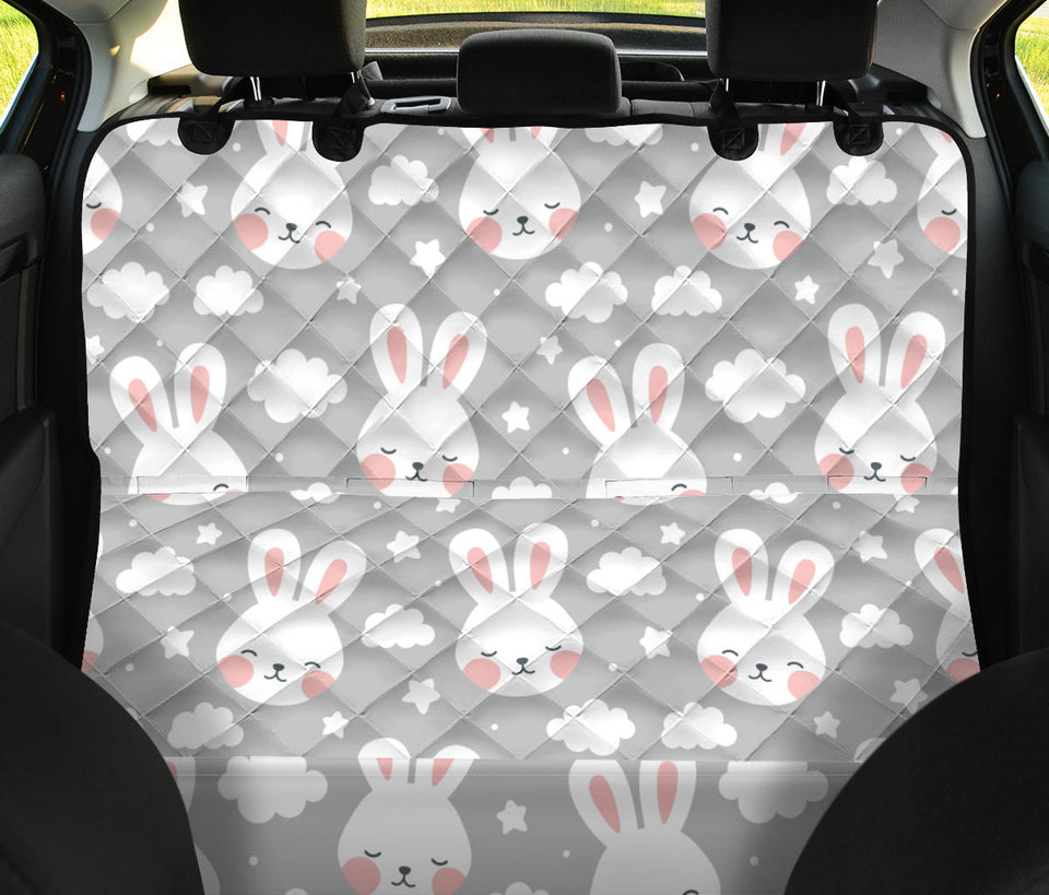 Rabbit Cloud Pattern Dog Car Seat Covers