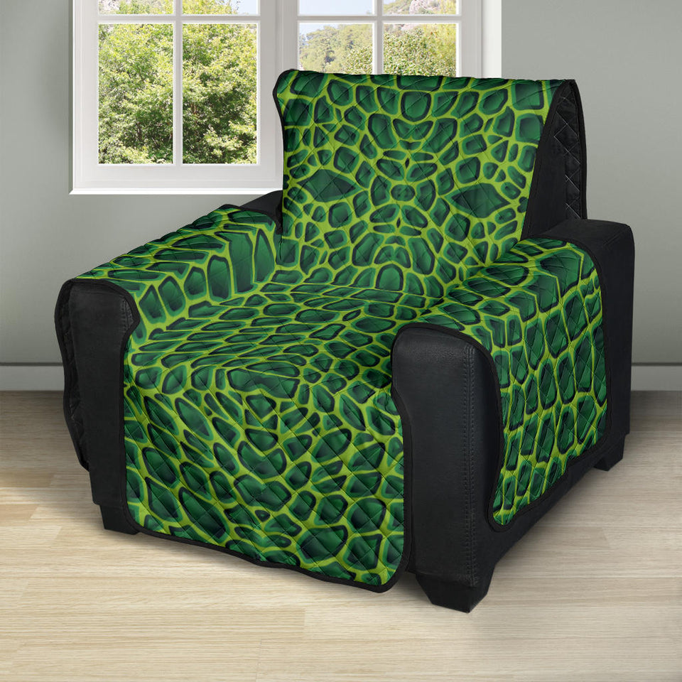 Crocodile Skin Printed Recliner Cover Protector