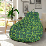 Crocodile Skin Printed Bean Bag Cover