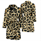 Leopard Print Design Pattern Men'S Bathrobe