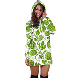 Hop Design Pattern Women'S Hoodie Dress