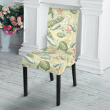 Hand Drawn Sea Turtle Fish Pattern Dining Chair Slipcover