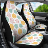 Colorful Onions White Background Universal Fit Car Seat Covers