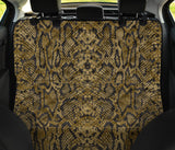 Snake Skin Pattern Dog Car Seat Covers