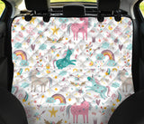 Colorful Unicorn Pattern Dog Car Seat Covers