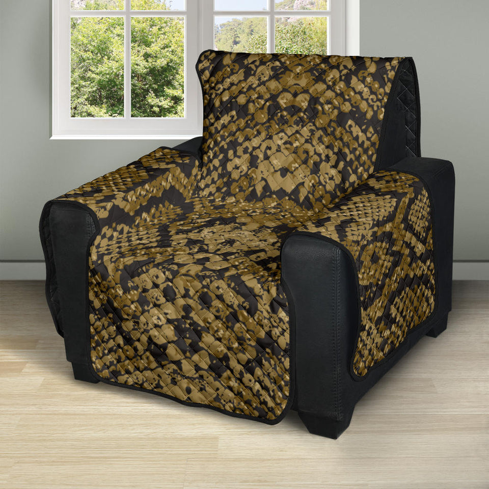 Snake skin pattern Recliner Cover Protector