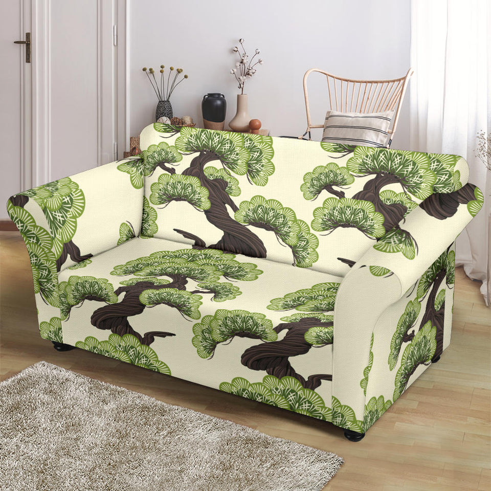 Bonsai Pattern Loveseat Couch Slipcover