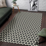 Coffee Bean Abstract Modern Pattern Area Rug