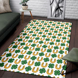 Horseshoes Pattern Print Design 04 Area Rug