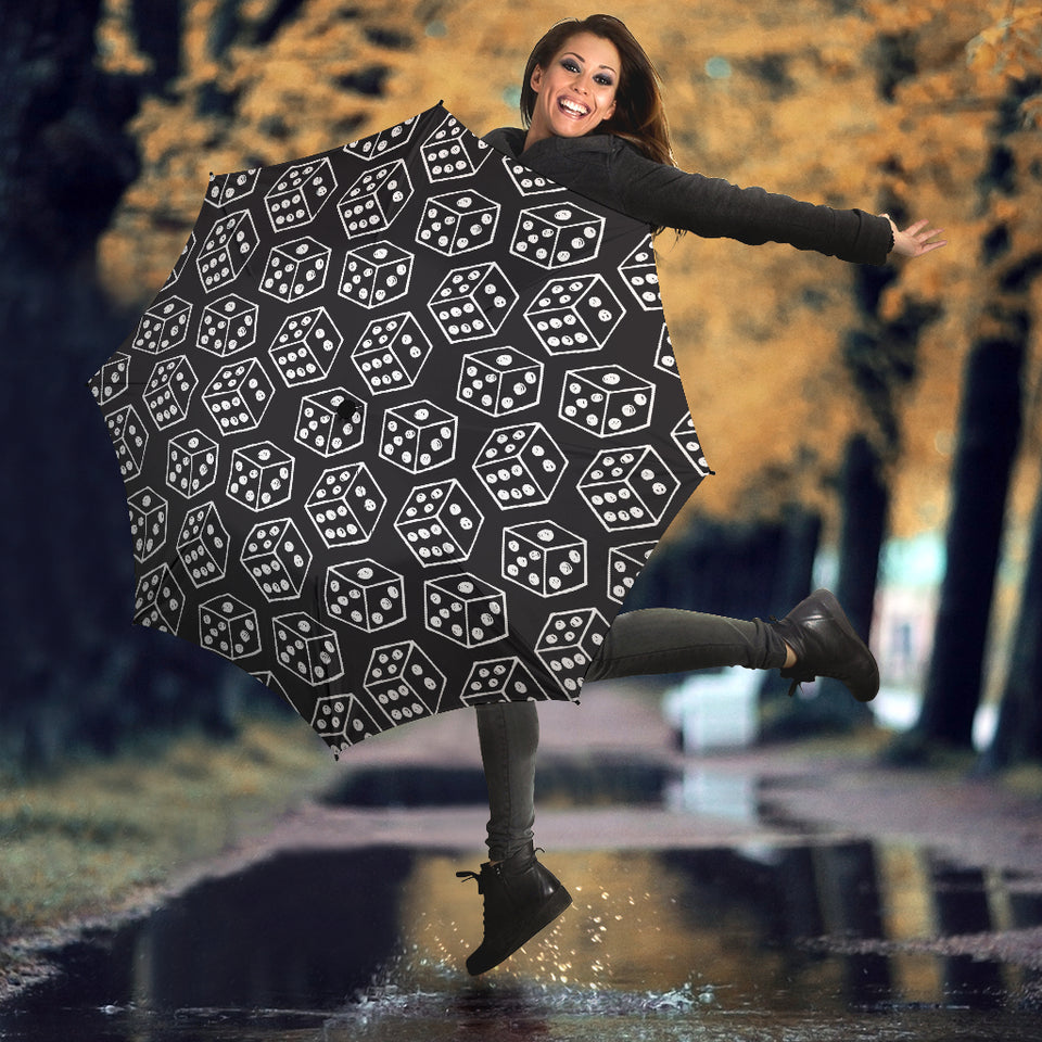 Dice Pattern Print Design 01 Umbrella