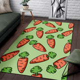 Carrot Pattern Print Design 05 Area Rug