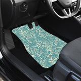 Classic Hand Drawn Grape Pattern Front And Back Car Mats