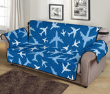 Airplane pattern in the sky Sofa Cover Protector