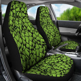 Green Hop Pattern Universal Fit Car Seat Covers