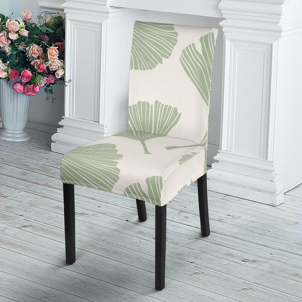 Ginkgo Leaves Pattern Dining Chair Slipcover