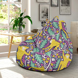 Cute Yellow Monkey Leaves Pattern Bean Bag Cover