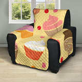 cake cupcake heart cherry pattern Recliner Cover Protector