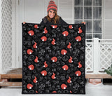 Fox Sleeping Fox Pattern Premium Quilt
