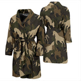 Horse Camo Camouflage Pattern Men'S Bathrobe