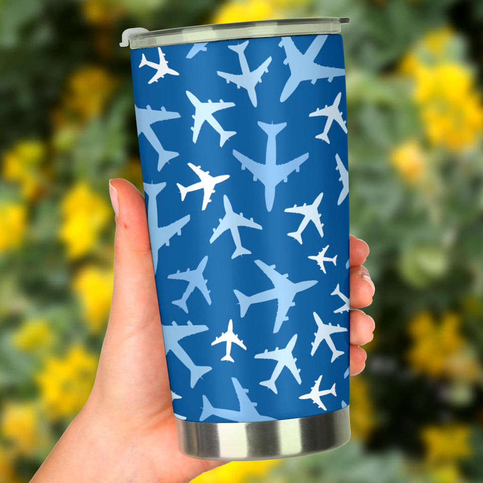 Airplane Pattern In The Sky Tumbler
