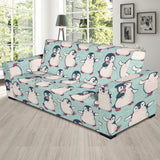 Cute Penguin Pattern Sofa Slipcover