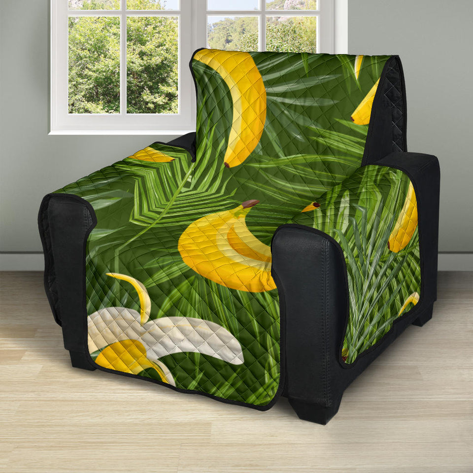 Banana Palm Leaves pattern Recliner Cover Protector