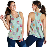 Hot Air Balloon design Pattern Women Racerback Tank Top