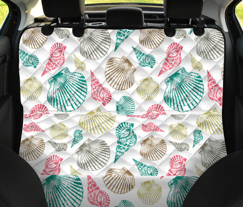 Colorful Shell Pattern Dog Car Seat Covers