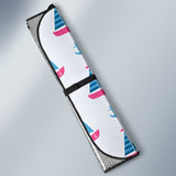 Sailboat Anchor Pattern Car Sun Shade