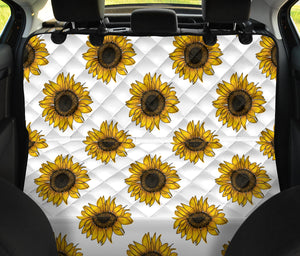 Sunflowers Design Pattern Dog Car Seat Covers