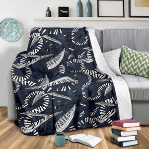 Piano Pattern Print Design 02 Premium Blanket